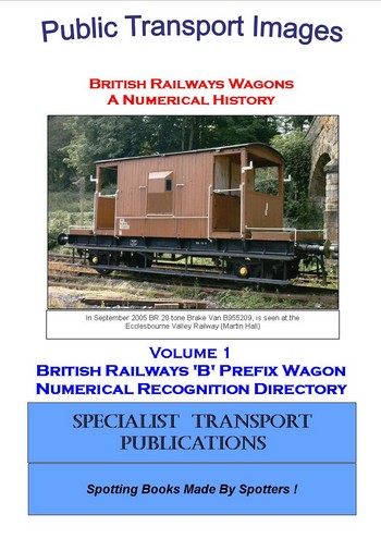 Cover of British Railways 'B' Prefixed Wagons  - Index of Design codes 