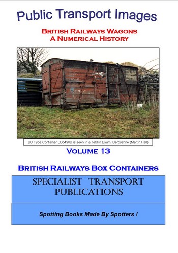 Cover of British Railways Wagons - a Numerical History - Box Containers
