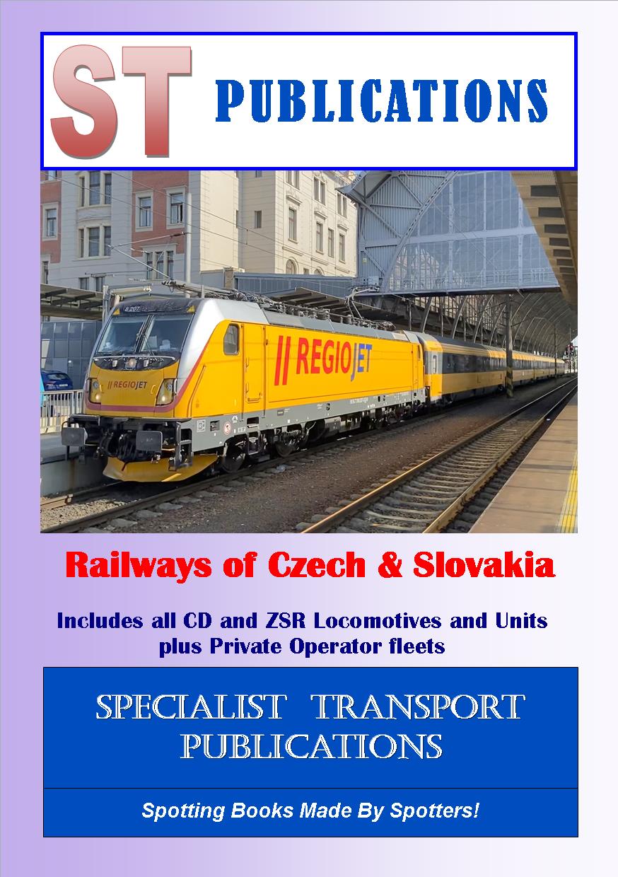 Cover of Railways of Czech & Slovakia