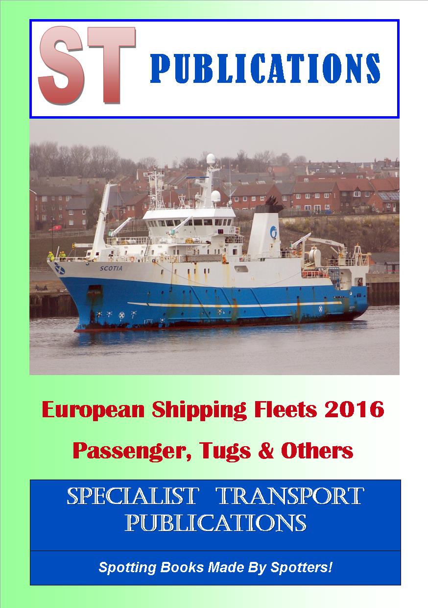 Cover of European Shipping Fleet 2016 - Passenger Vessels, Tugs and Others