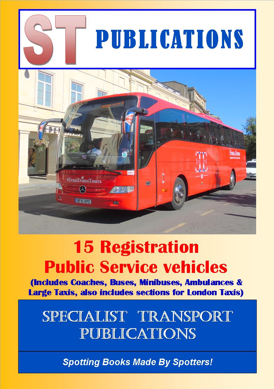 Cover of 15 Registration PSV Vehicles