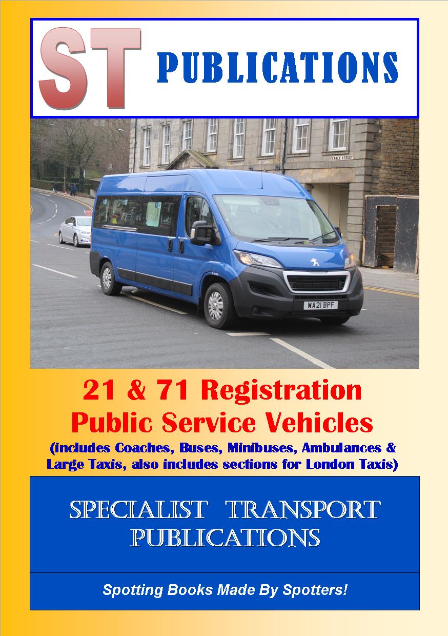 Cover of PSV Vehicles 21 & 71 Registrations