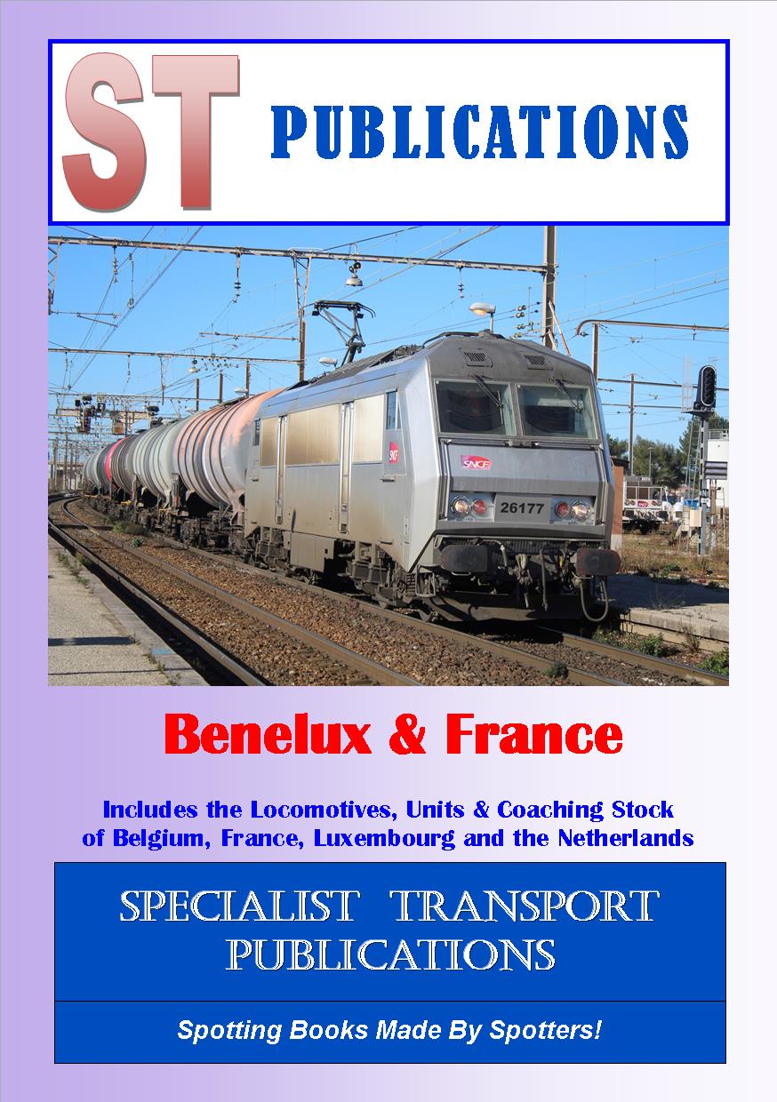 Cover of Benelux and France Locomotives, Units & Coaching stock 2024