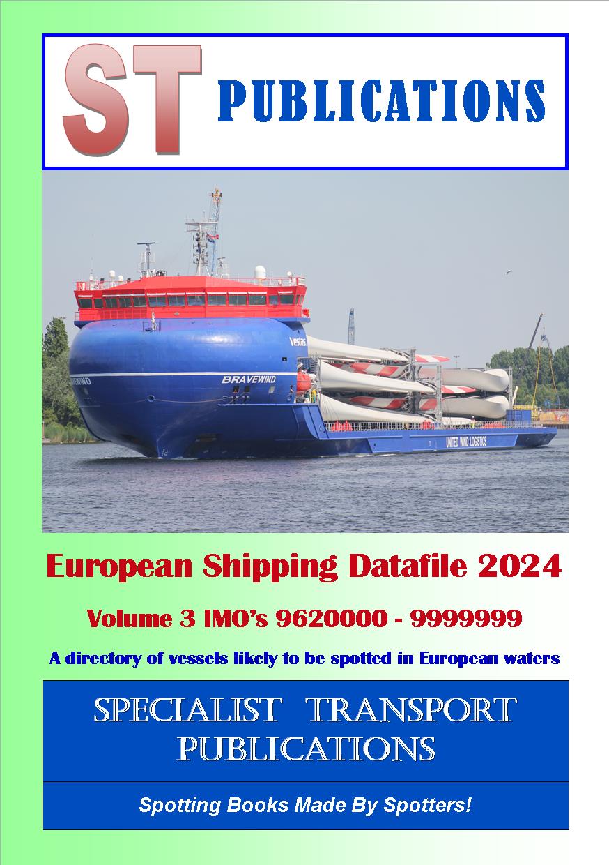 Cover of European Shipping Datafile 2024 Volume Three