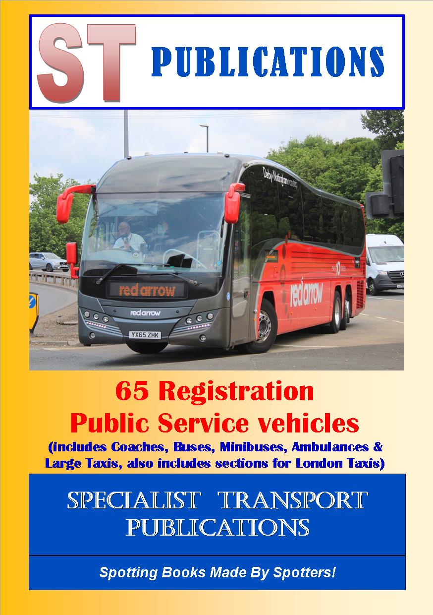 Cover of Public Service Vehicles 65 registrations