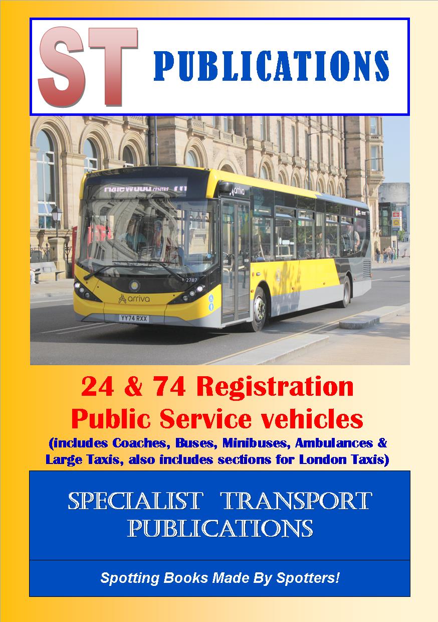 Cover of 24 & 74 Registration Public Service Vehicles